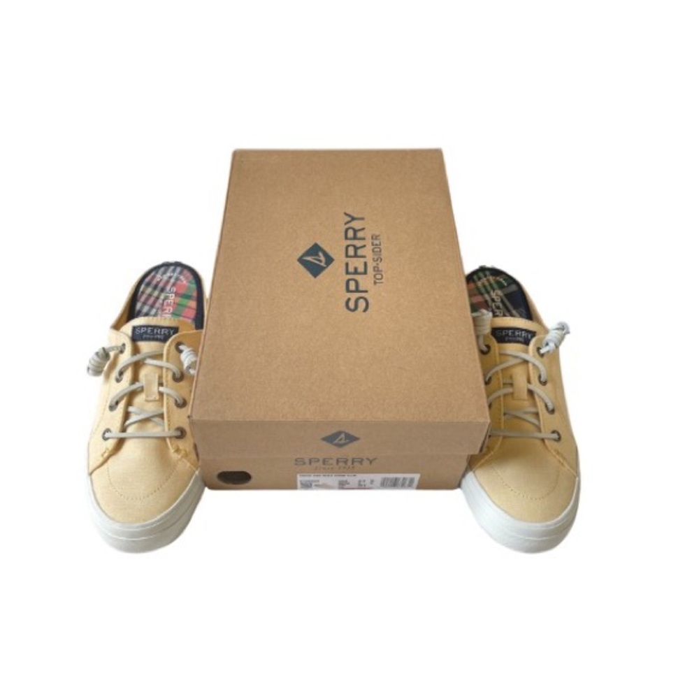 Crest Vibe Mule Chambray Yellow